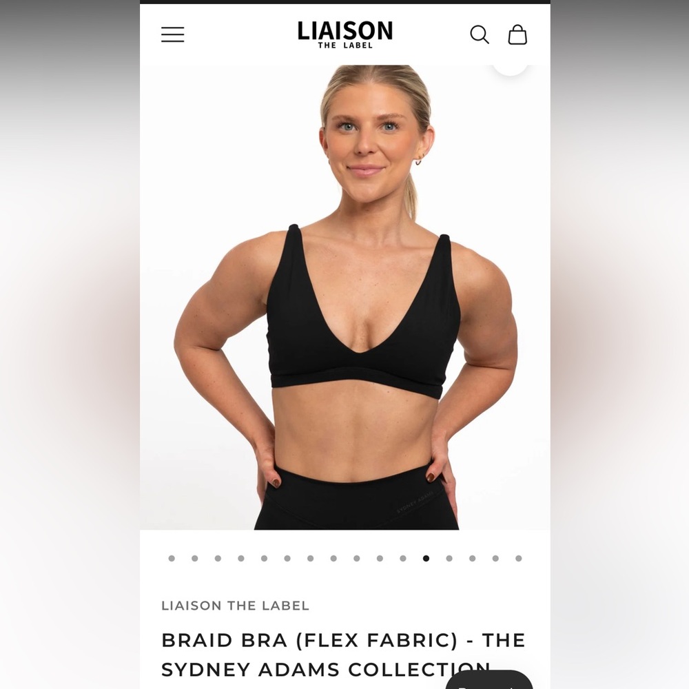 Liaison the Label BRAID BRA (FLEX FABRIC) - THE SYDNEY ADAMS COLLECTION - Medium